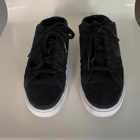 Black Nike slides mules sneakers size 7.5 (excellent) - Picture 3 of 8